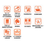 含安裝 Mio MiSentry 12T+A60 4G LTE 聯網前後三鏡頭行車記錄器, , large