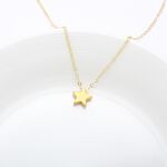 【Angel & Me】小王子 星星 s925 純銀厚鍍24k純金 項鍊 生日禮物, , large
