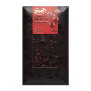 Chocolate 75  with cranberries