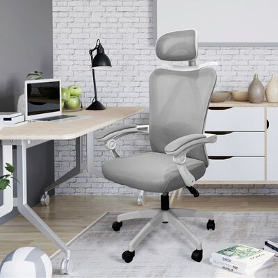 【AOTTO】3D頭枕透氣網布可調節人體工學電腦椅(KOC-202)