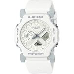 CASIO 卡西歐 G-SHOCK 極簡纖薄小巧雙顯手錶-白 GA-2300-7A, , large