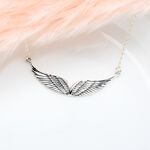 【Angel & Me】天使 飛翔 翅膀 Angel wing s925 純銀 項鍊 生日 情人節 禮物, , large