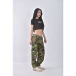 (L) abercrombie fitch迷彩綠色長褲二手衣, , large