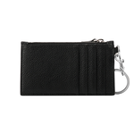 BALENCIAGA 經典Logo牛皮小款卡片夾/附可拆式掛繩/黑色, , large