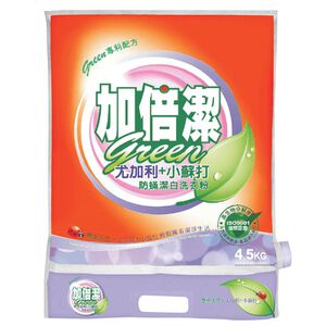 加倍潔防蹣潔白洗衣粉4.5kg
