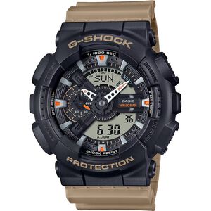 CASIO 卡西歐 G-SHOCK 經典配色雙顯運動手錶 GA-110TU-1A5