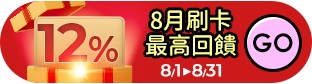 家樂福線上購物 8月刷卡回饋