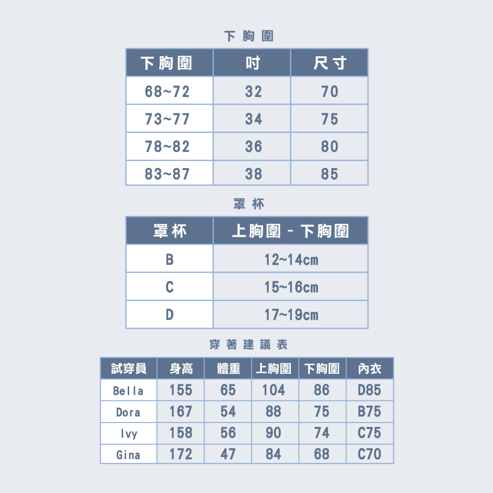 【Clany可蘭霓】 裸感新美學無痕軟鋼圈零著感BCD內衣 海軍藍 6903-57, , large
