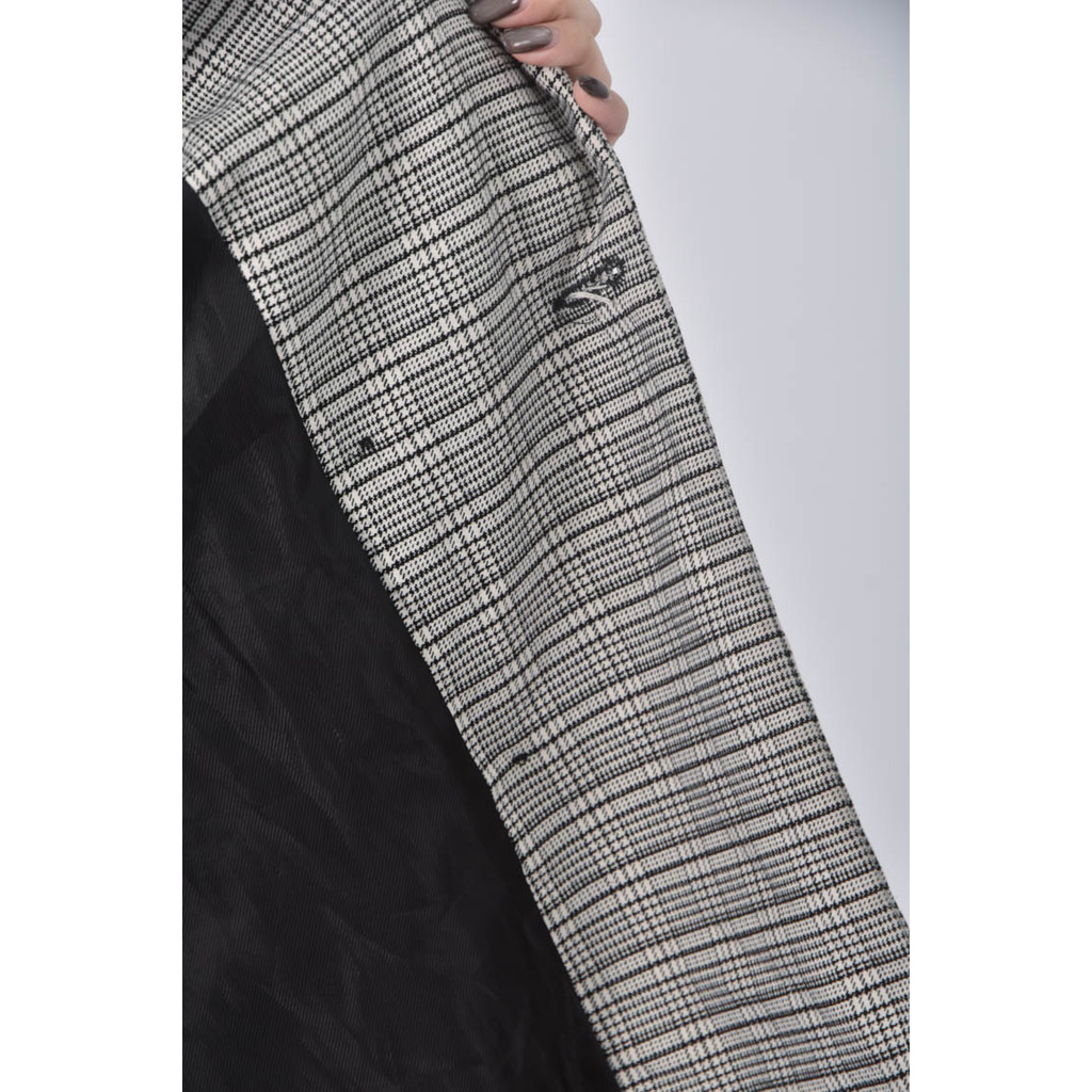 (M) spring b西裝線條黑色外套二手衣, , large