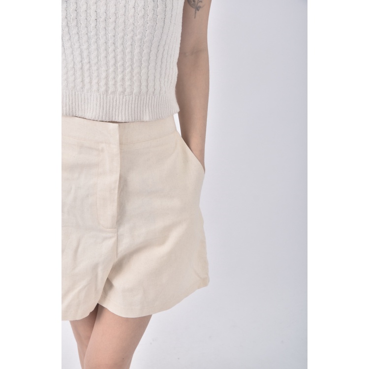 (S) meier q高腰杏色短褲二手衣, , large