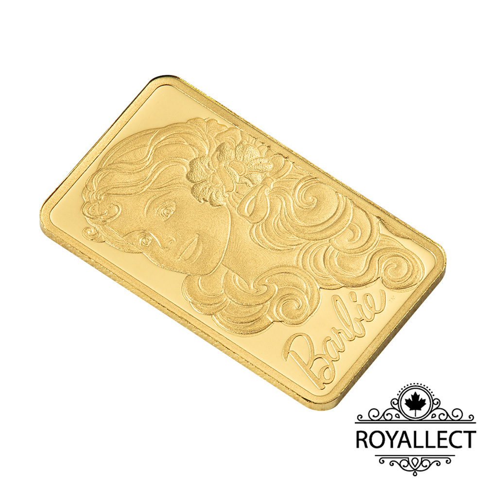 [Royallect] PAMP Iconic Barbie 1g Pure Gold Bar, , large