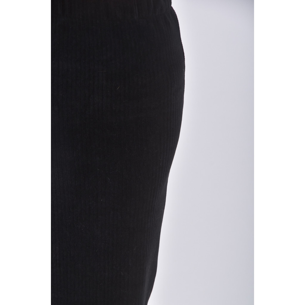 (S) mosdress質感開岔黑色長裙二手衣, , large