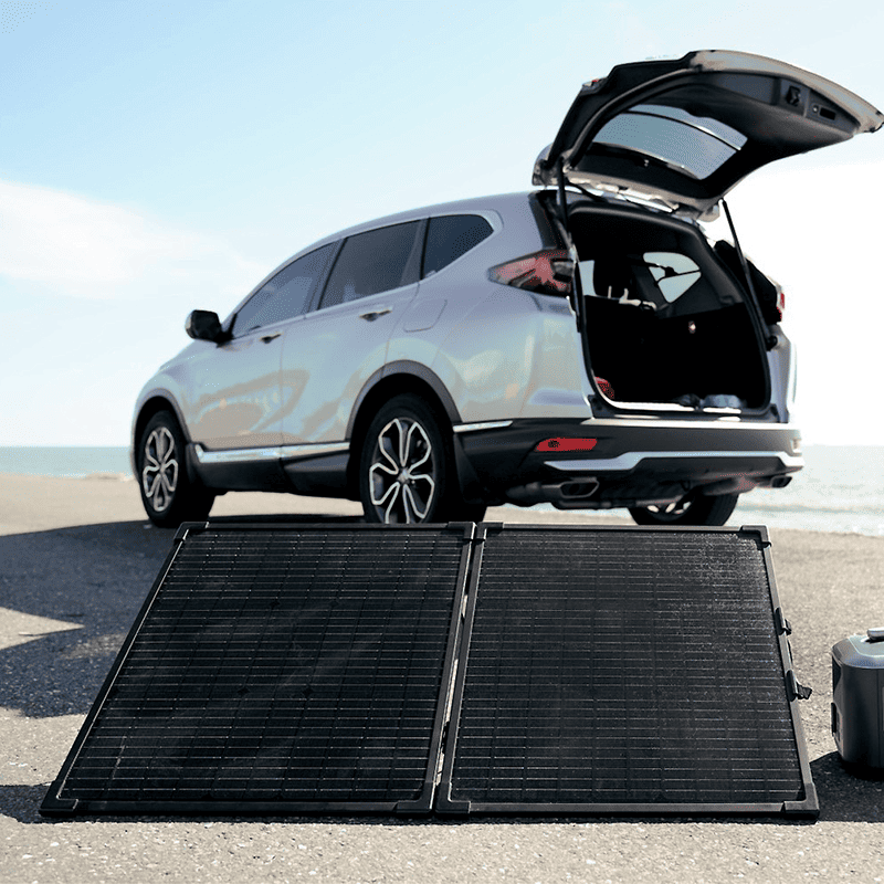 【iSOLAR】125W Foldable solar panel, , large