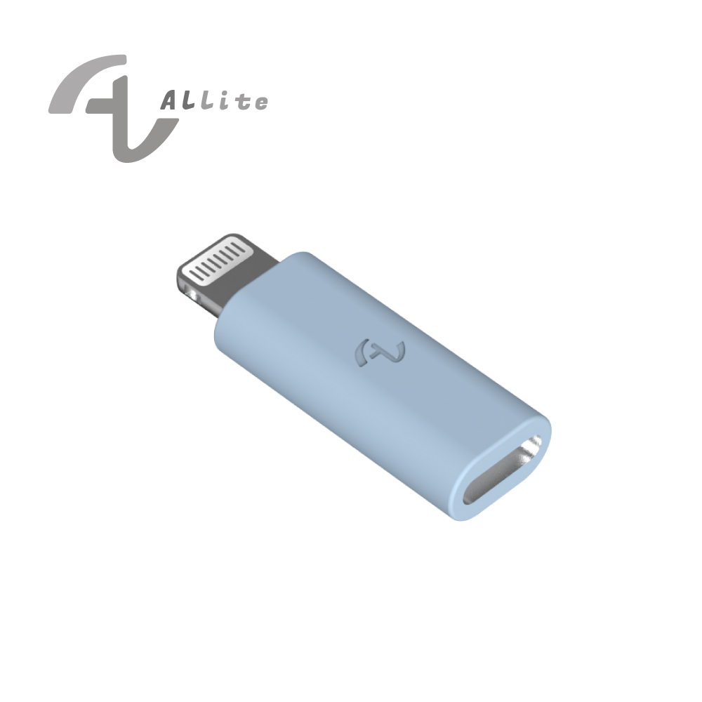 [OneMore Co., Ltd.] Allite USB-C to Lightning Adapter Baby Blue, , large