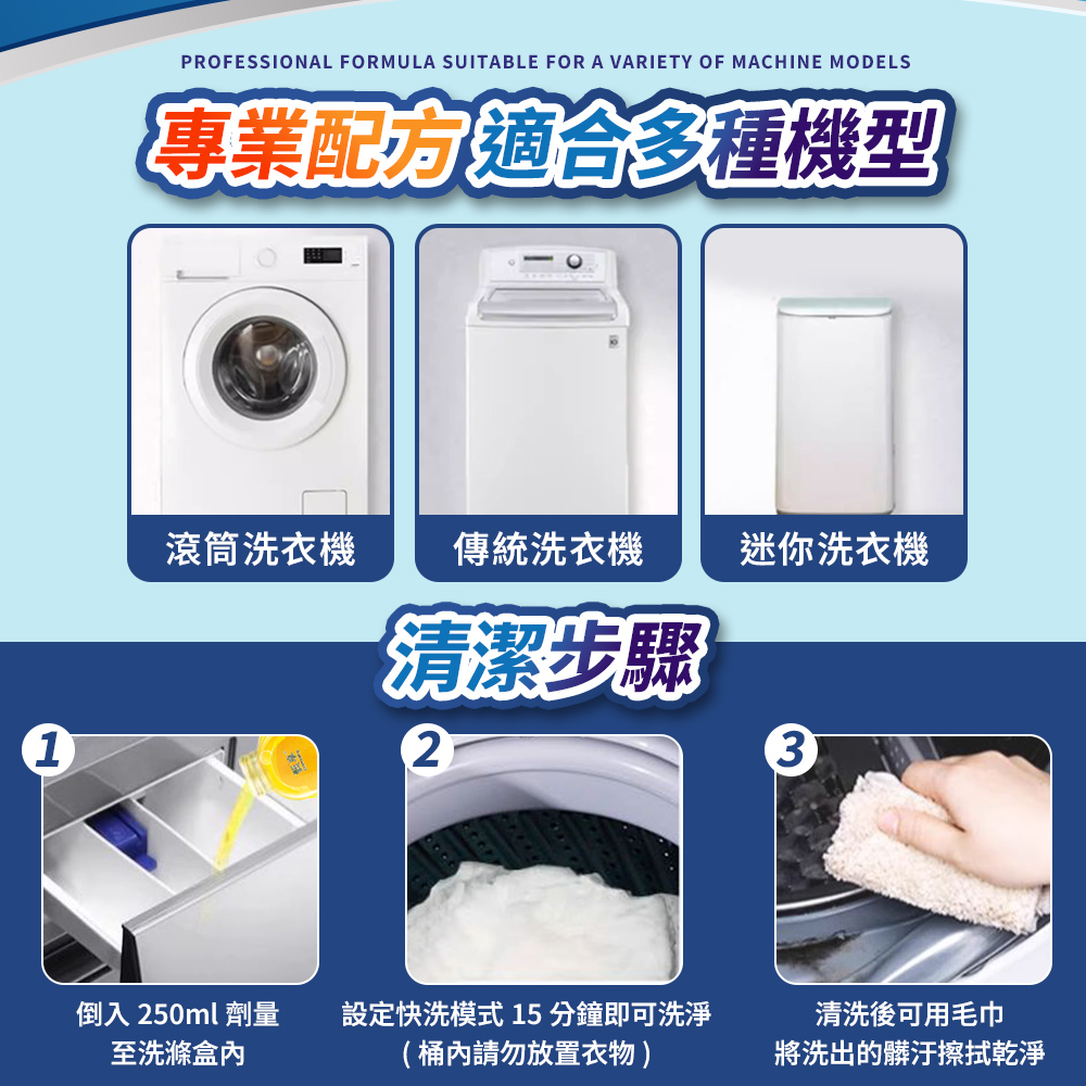 [夢巴黎] 洗衣槽清潔劑 500ml 洗衣機清潔劑 洗衣機清潔 洗衣機去污 清潔劑 除污垢 洗衣槽清潔 洗衣槽, , large
