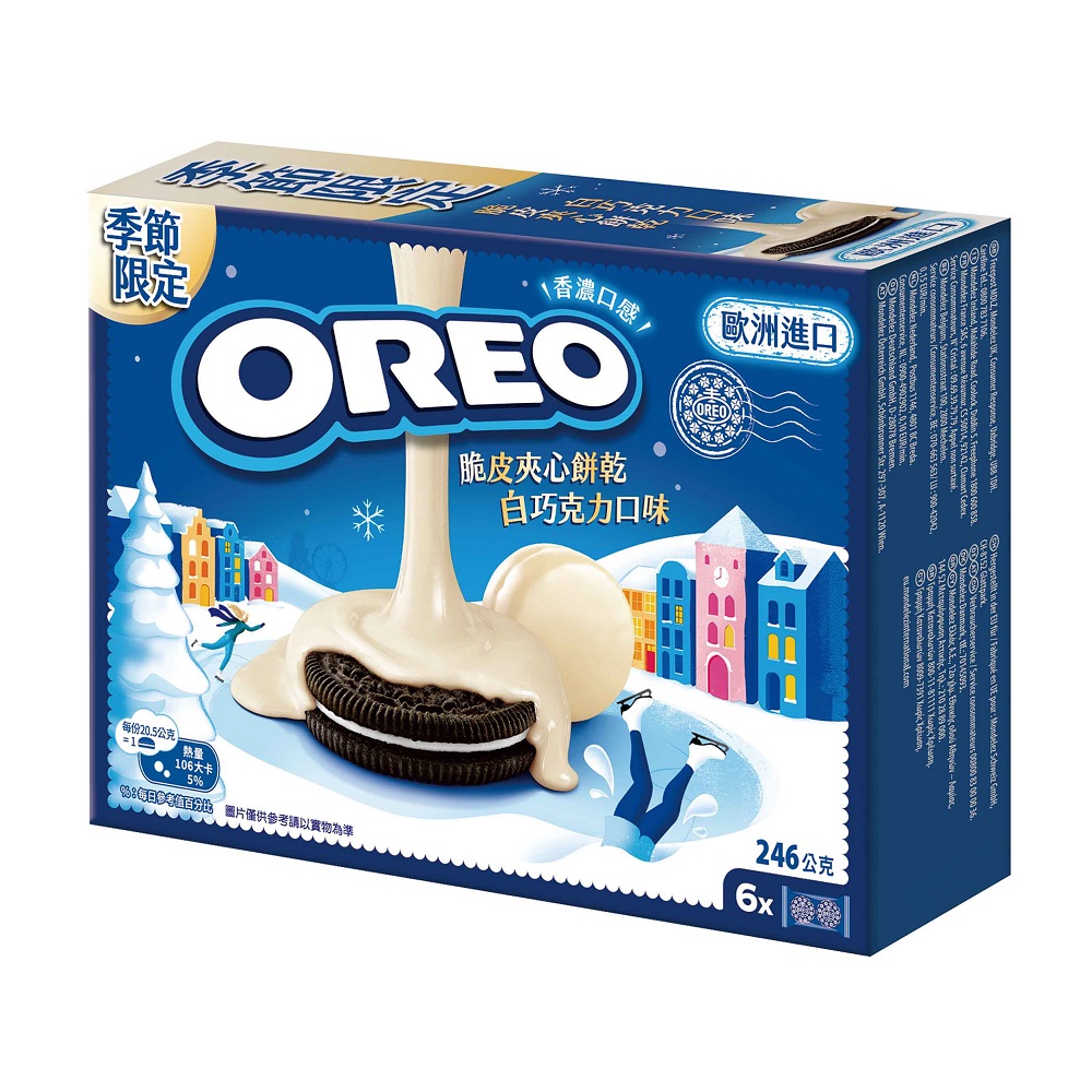 奧利奧白巧克力口味脆皮夾心餅乾, , large
