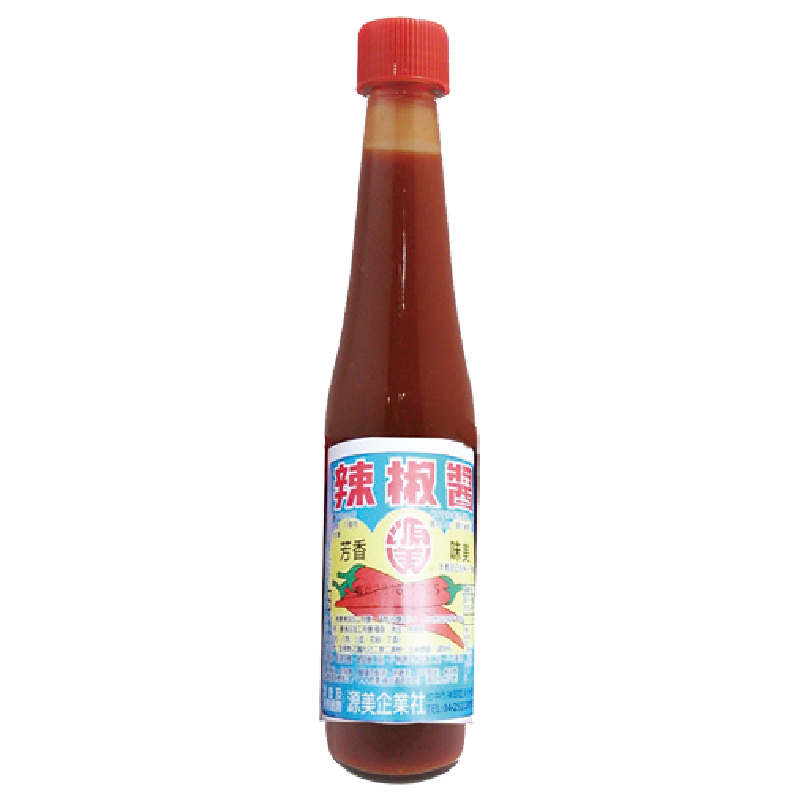 [泓俐](有效20251227)限時搶購!!源美辣椒醬400ml(四入組), , large