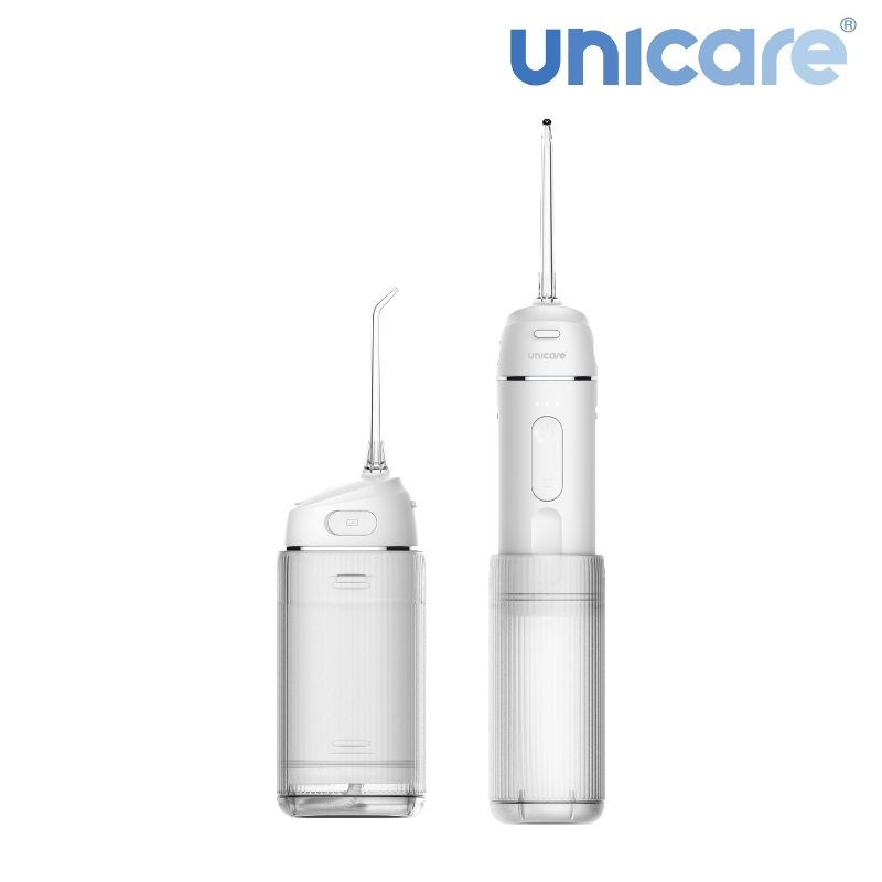 [unicare®]mini口袋型高效電動沖牙機_(時尚白), 時尚白, large