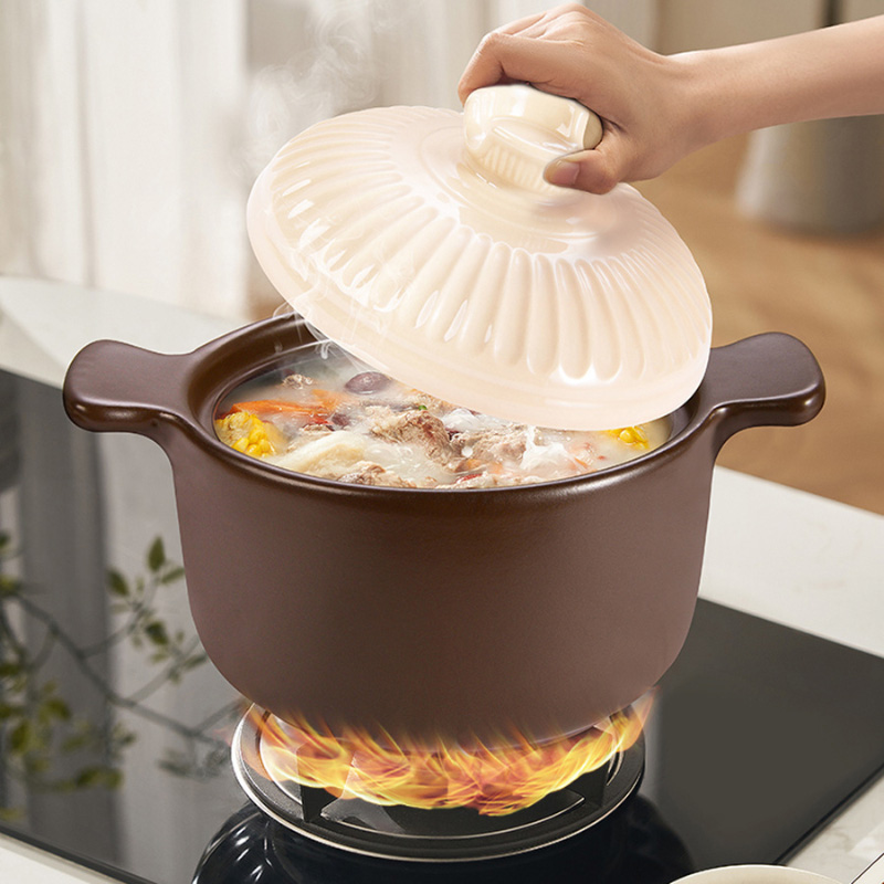 Love  series shallow soup pot 6.0L, , large