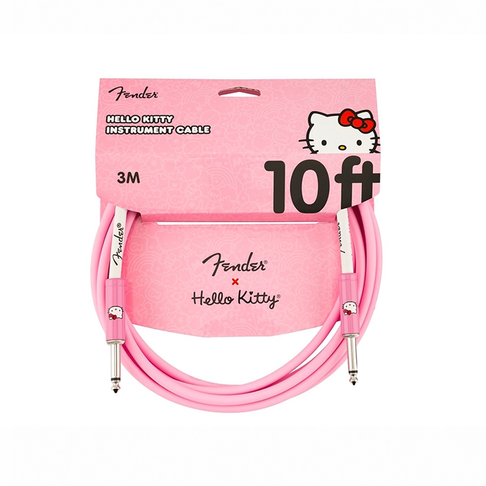 【預購】Fender x Hello Kitty Pink Original Cable 聯名款導線【敦煌樂器】, , large