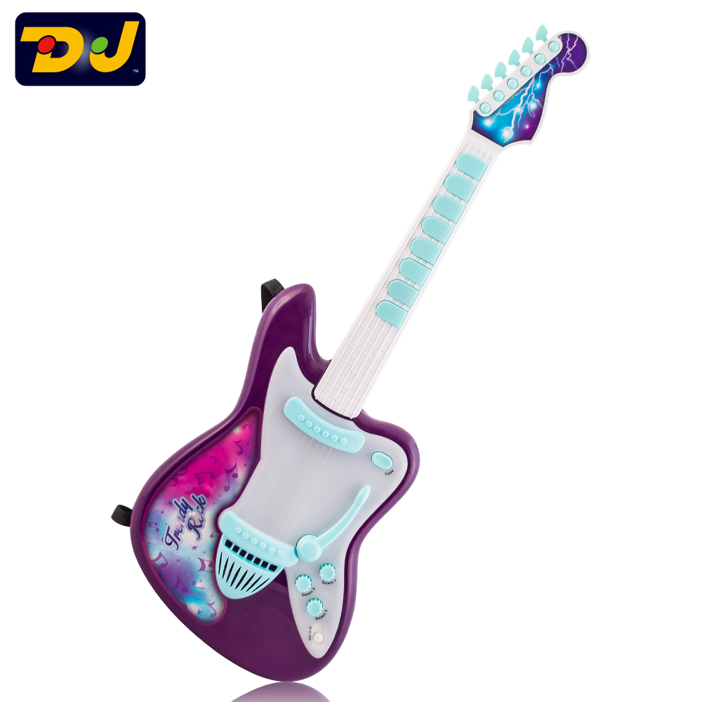 [DJ TOYS] Real Strings Trending Rock Guitar for Kids, , large