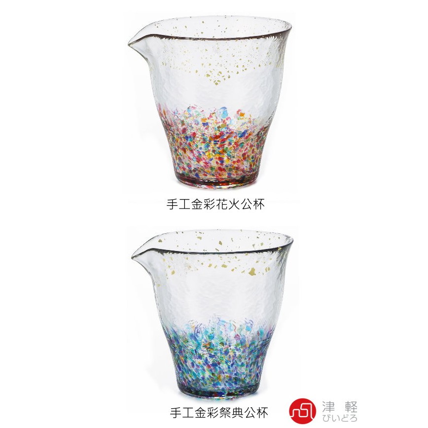 日本津輕 手工金箔公杯 祭典 花火 (兩款) 金益合Drinkeat, , large