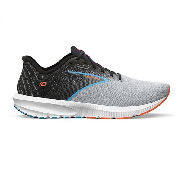 Brooks Launch 10 男 慢跑鞋 運動 路跑 競速 緩衝 輕量 緩衝 灰 黑 [1104092E019], , large