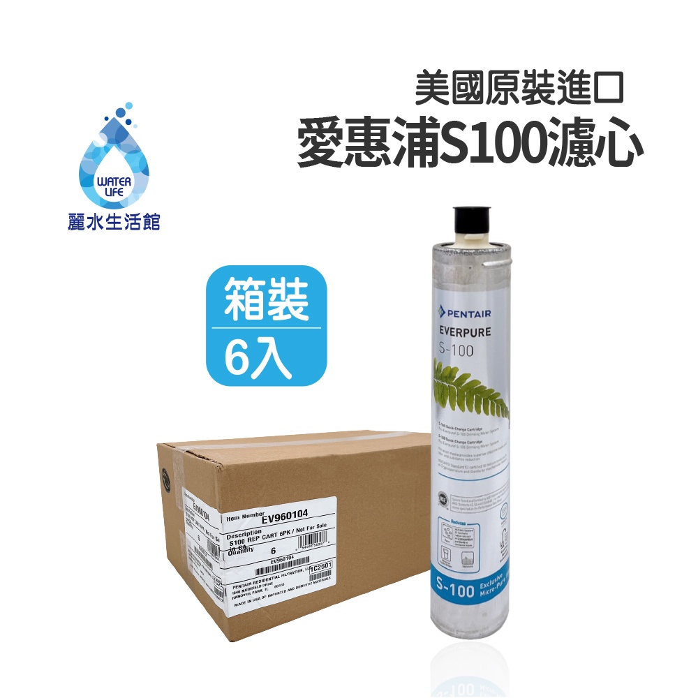 【麗水生活】EVERPURE 愛惠浦S-100愛惠浦S-100 濾心-美國原裝進口濾心 餐飲業界用濾心 箱價