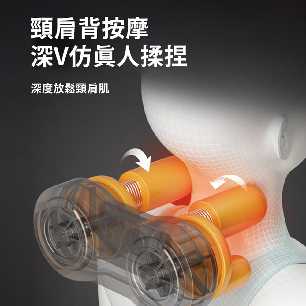 【NOVICE 諾維斯】旗艦款全自動背部五點按摩熱敷椅墊SB-A11, , large