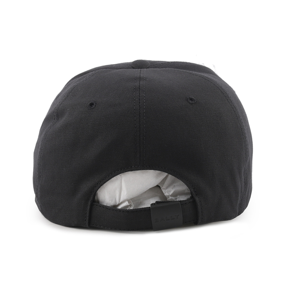 BALLY Logo 棉質棒球帽/黑色, , large