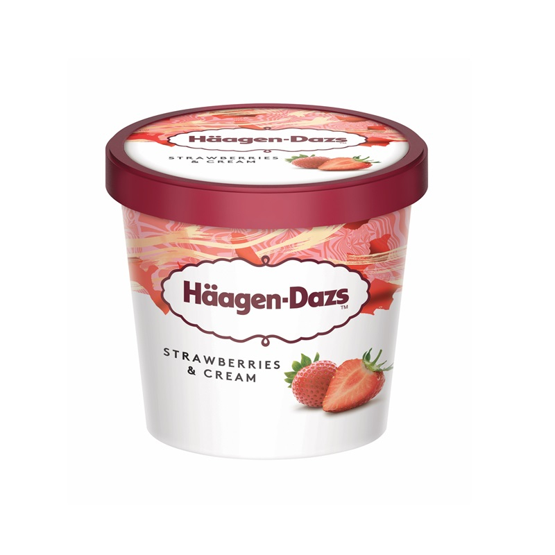 Haggen-Dazs Strawberry Mini Cup, , large