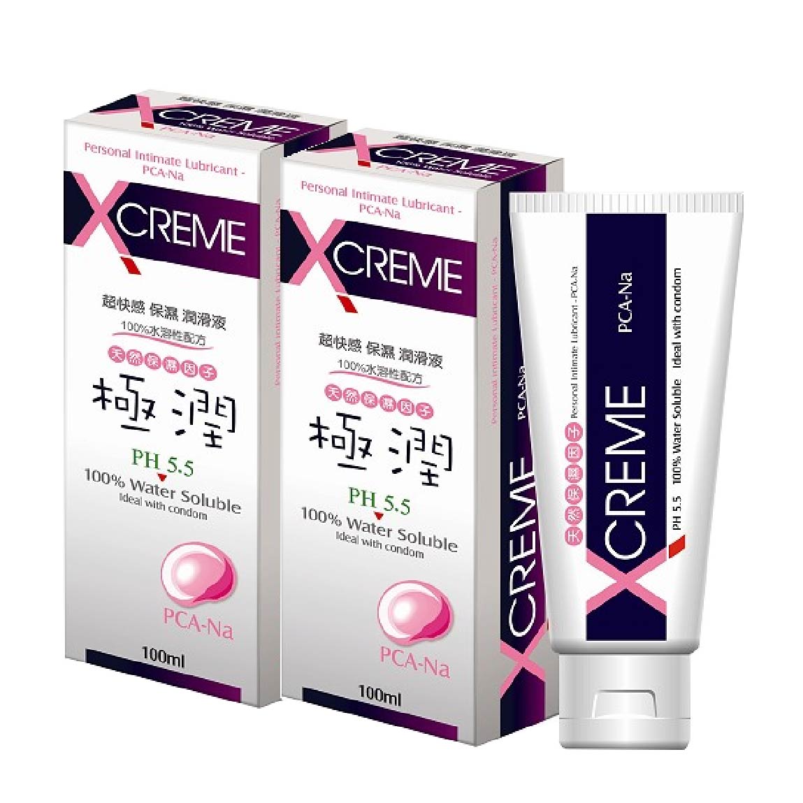 【XCREME超快感】兩瓶 保濕型水溶性潤滑液