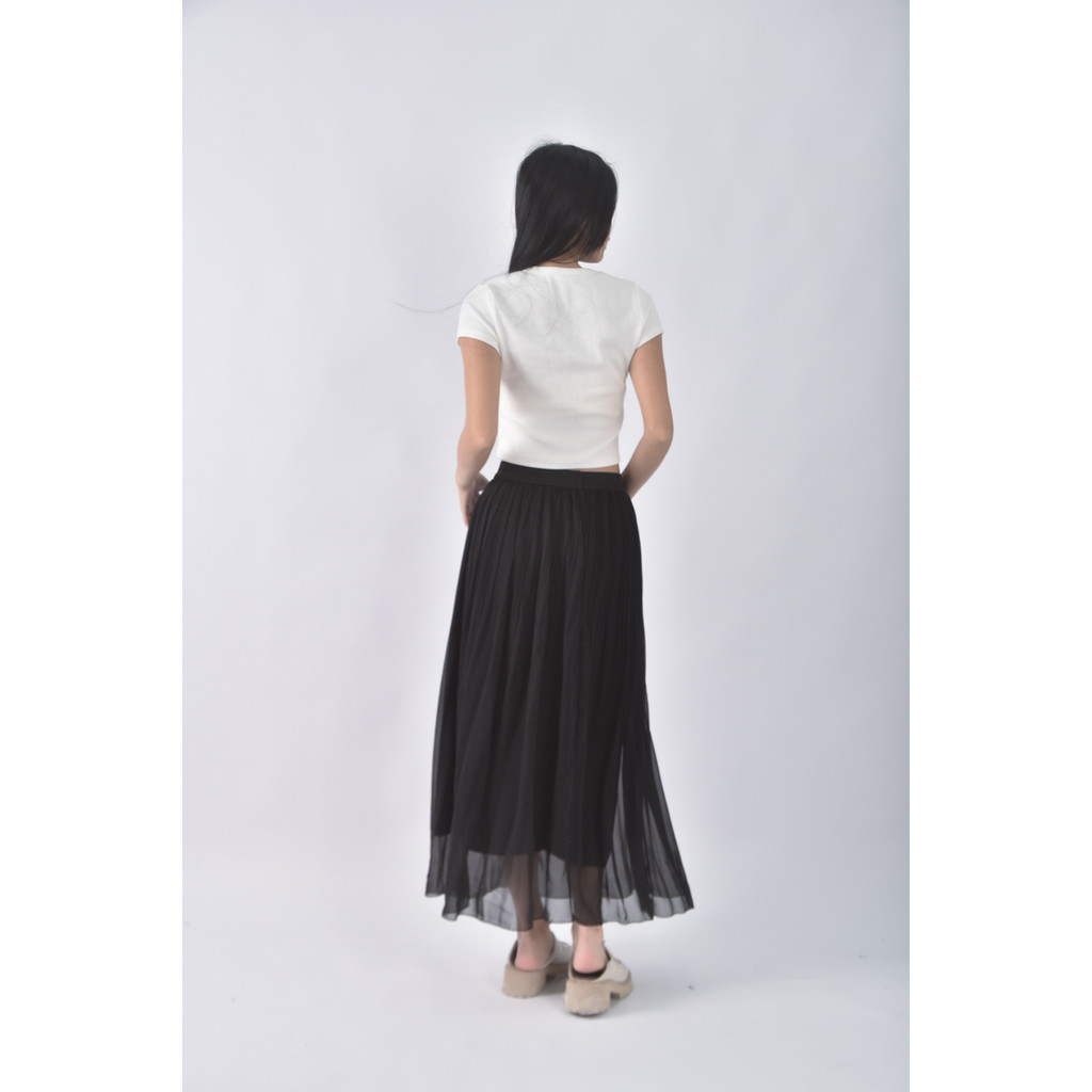 (M) 素面黑色長裙二手衣, , large