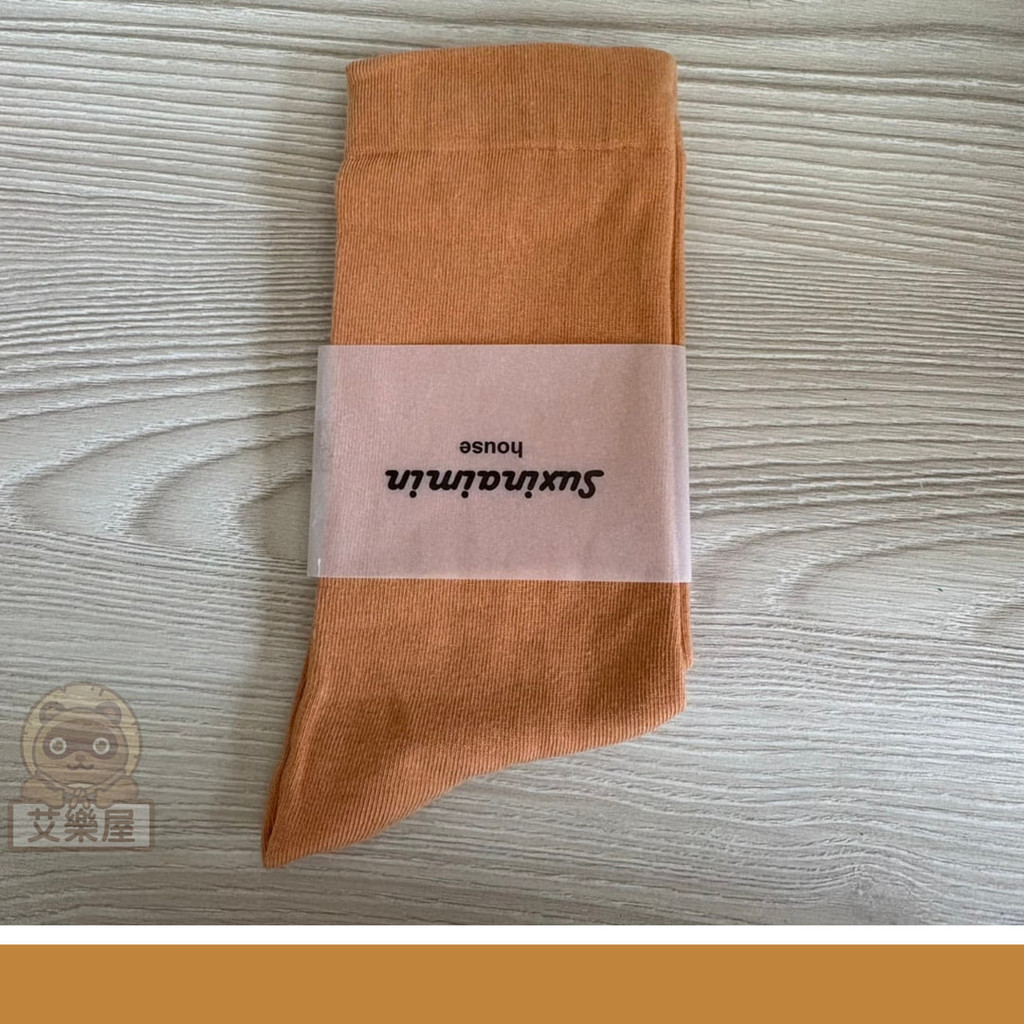 Suxinaimin 莫蘭迪色中筒襪 女襪 春夏薄款透氣棉襪 日系純色堆堆襪 小腿襪 舒適百搭, , large