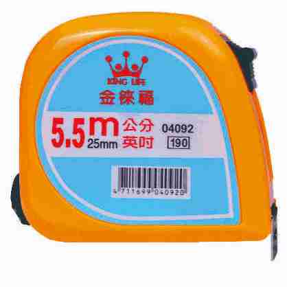 徠福 彩色鋼捲尺(5.5m/25mm英吋公分)NO.4092, , large