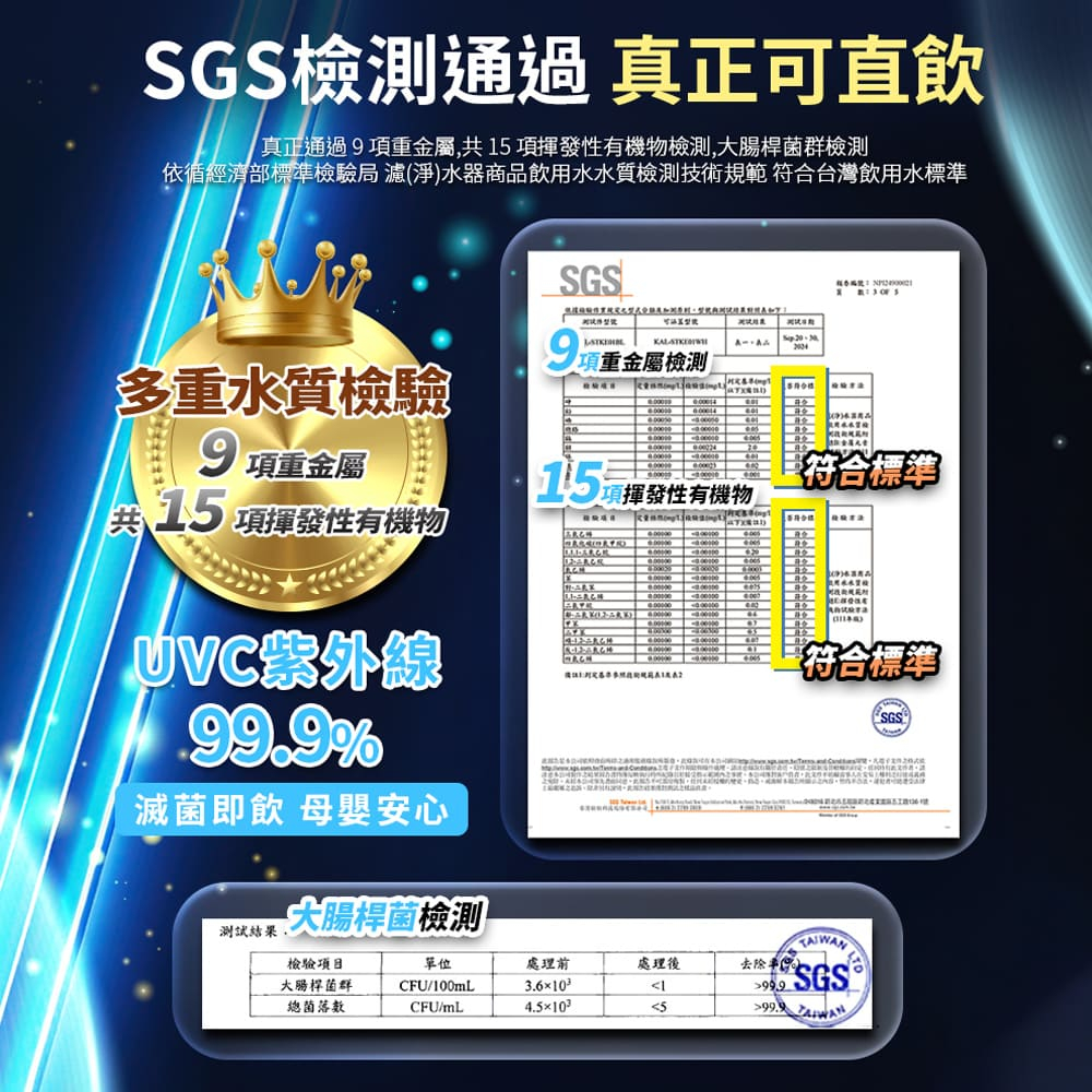 Kolin 歌林 3L UVC滅菌瞬熱開飲機+濾芯10入(共11芯 /適用Brita), , large