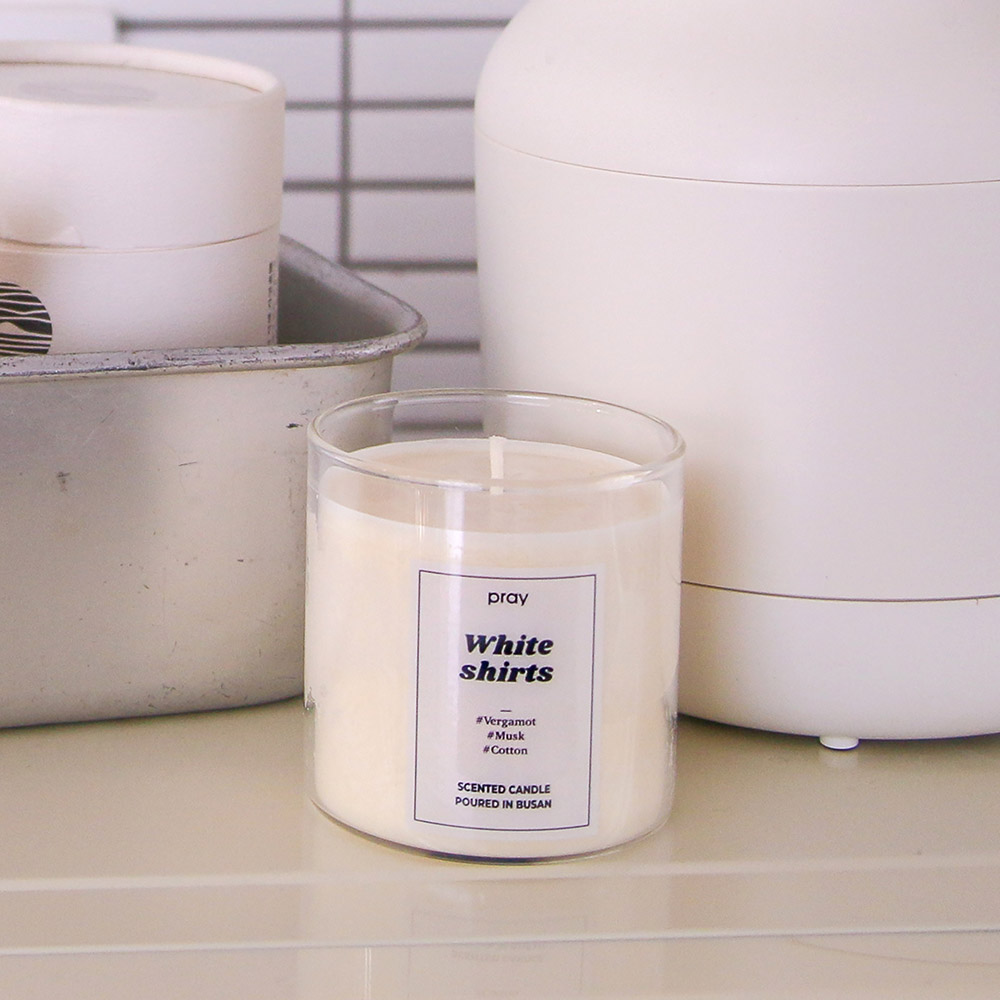 PRAY Classic Candle-White Shirts, , large
