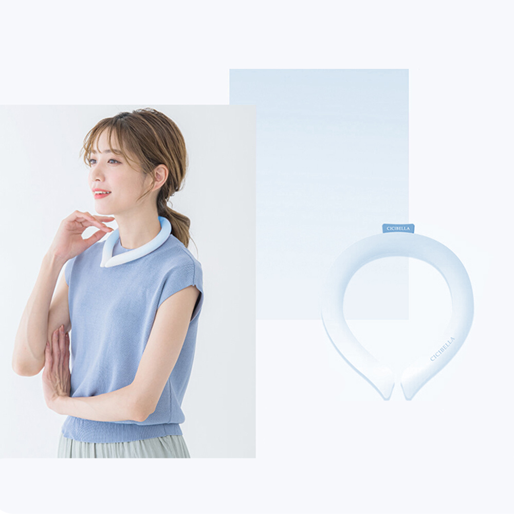 【日本CICIBELLA】清涼降溫 冰涼脖頸圈 酷冰環 PCM涼感頸圈 夏天降溫神器(日本正規品)任選, , large