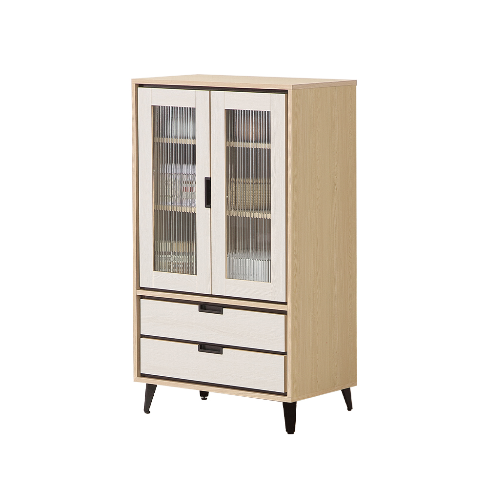 【唯熙傢俱】雷莎原木雙色2.3尺抽屜收納櫃, , large