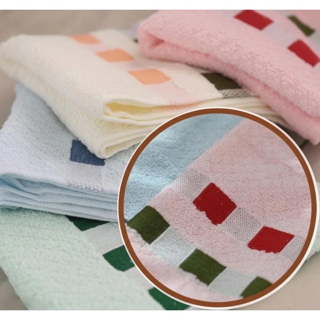 [Kaimei Cotton Industry] 8 in the group MIT made in Taiwan combed cotton 24 taels of top quality pure cotton towel POLO checkered style, , large