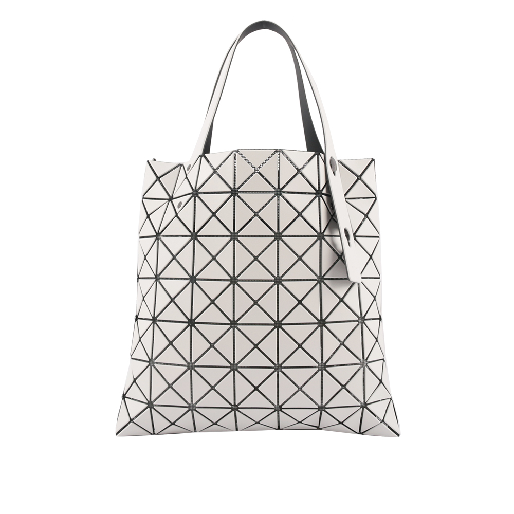 ISSEY MIYAKE BAO BAO PRISM 7X7 啞光霧面手提包/淺灰色, , large