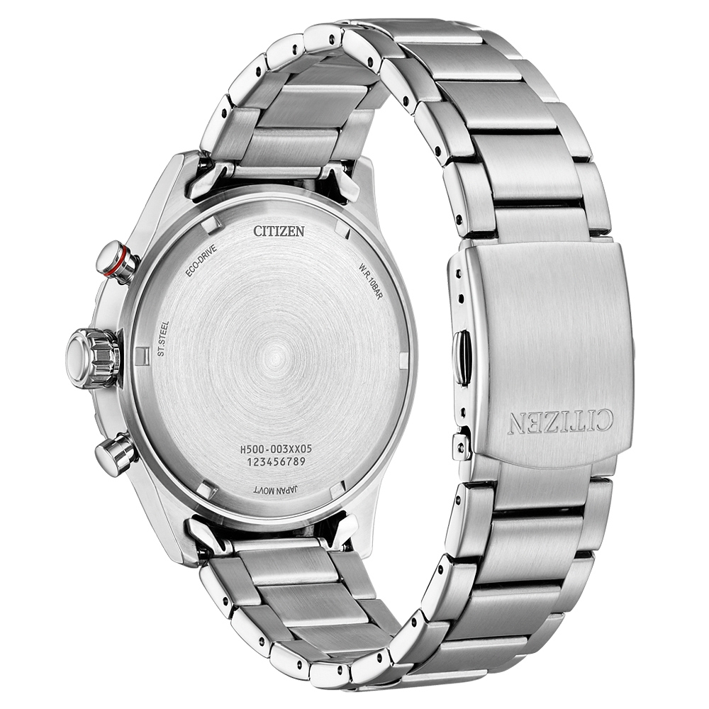 CITIZEN 星辰 光動能計時手錶-藍 AT2520-89L, , large