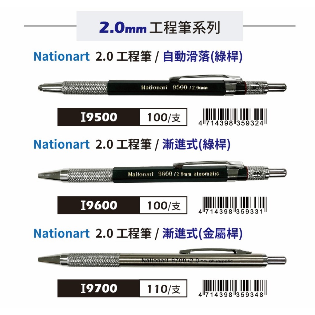 普思AP Nationart工程筆(多款)I9600, , large