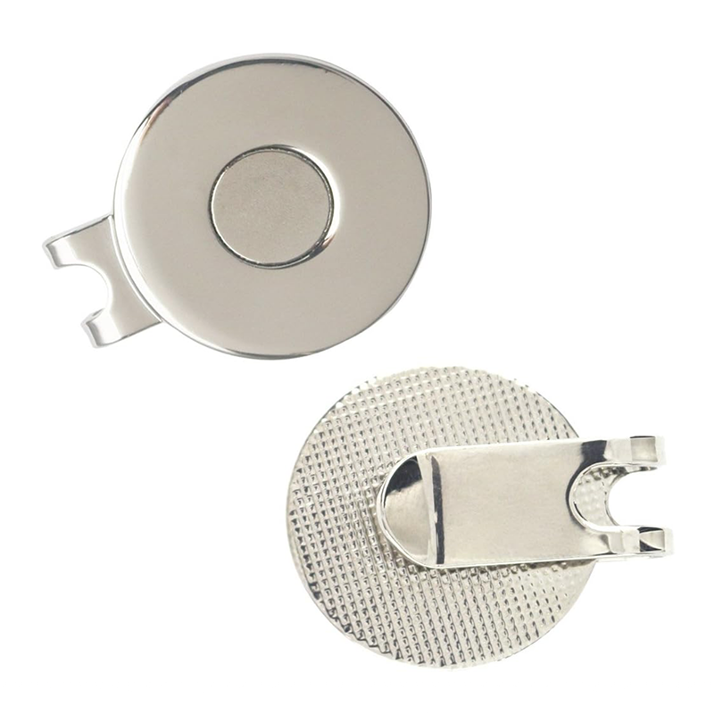 PINMEI Golf Ball Marker Magnetic Hat Clips – Set of 2, , large