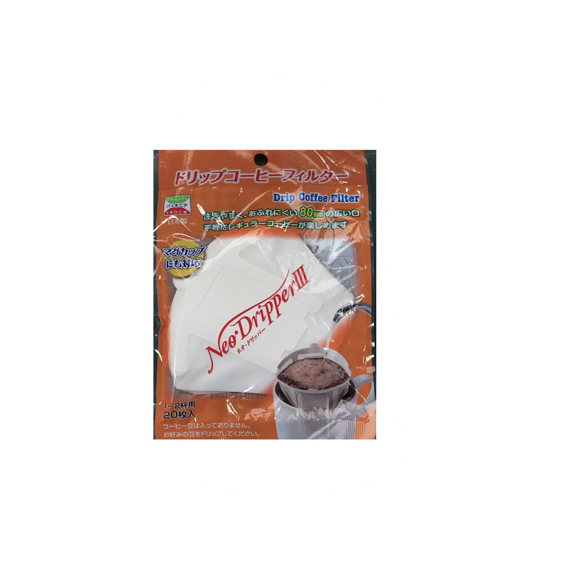 【寶馬牌】圓形耳掛咖啡濾紙｜JA-P-008-501｜1-2杯專用｜日本製造｜沖泡便利, , large