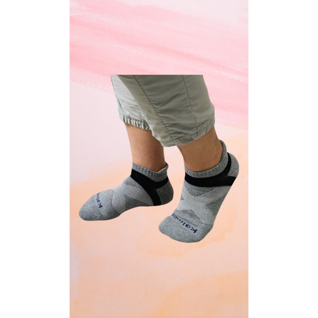 [Kaimei Cotton Industry] 4 pairs set, random and excellent, MIT made in Taiwan, top-notch sweat-absorbent and deodorant, small ears, boat-shaped arch socks, sports socks, thickened and deodorized, 24-28cm, , large