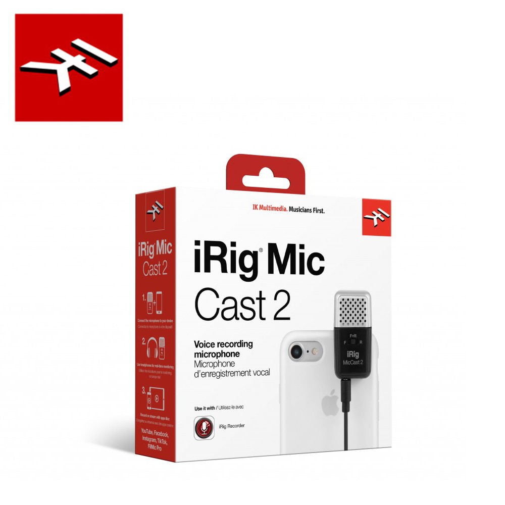 IK Multimedia iRig Mic Cast 2 超小型錄音麥克風二代【敦煌樂器】, , large