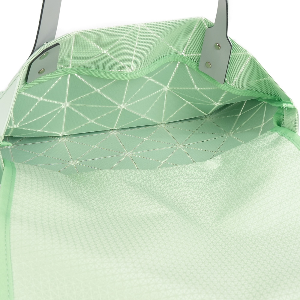 ISSEY MIYAKE BAO BAO LUCENT 6x6 霧面雙色托特包(淺綠色/綠色), , large