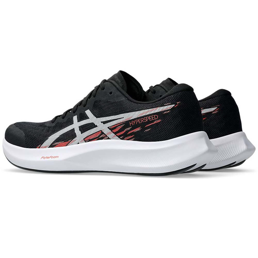 [秉宸] ASICS HYPER SPEED 4 慢跑鞋 黑白紅 一般楦 1012B677-001, , large