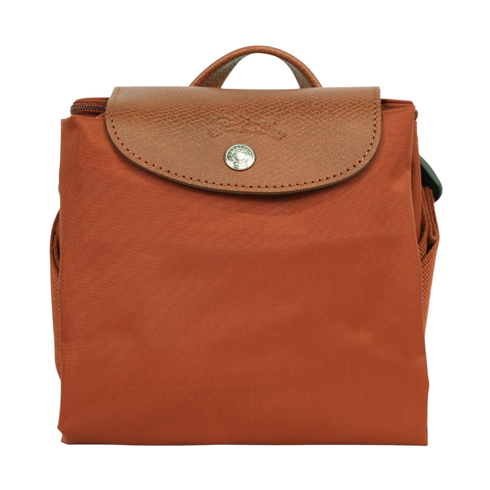 LONGCHAMP Le Pliage M 再生帆布中型折疊後背包/栗子色, , large